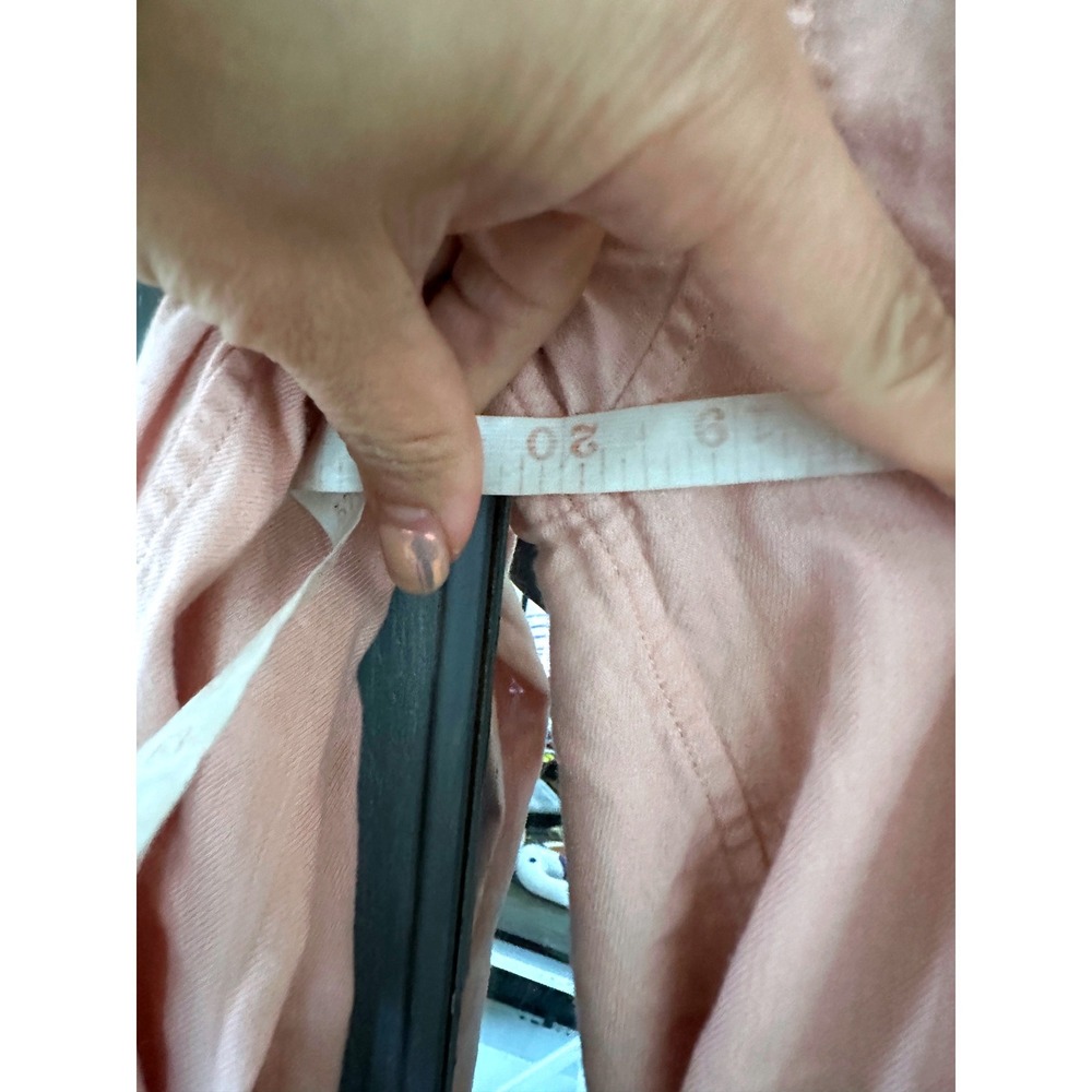 Uniqlo Womens Cotton Pink Soft Brushed Long Sleeve Button Down Shirt Old Money S - Picture 7 of 8